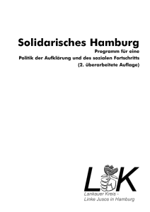 Solidarisches Hamburg II - Wachsende Stadt