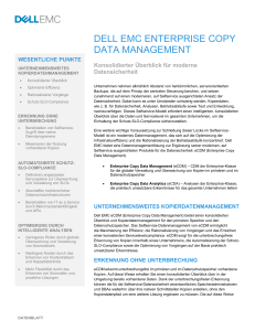 Dell EMC Enterprise Copy Data Management