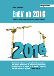 EnEV ab 2016 - EnEV