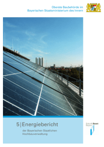5 | Energiebericht - Bayerisches Staatsministerium des Innern, für