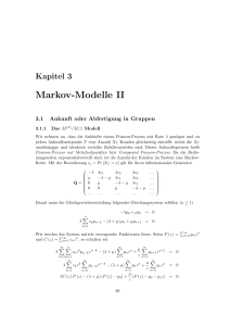 Markov-Modelle II