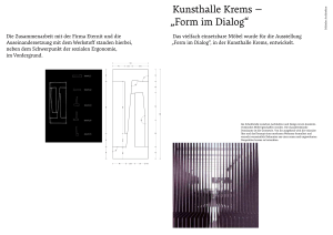 Kunsthalle Krems — „Form im Dialog“