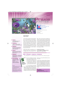 Praxis Journal - MVZ für Hämatologie und Onkologie Ulm GmbH