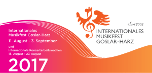 Internationales Musikfest Goslar-Harz 11. August