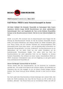 PREFArenzen/Projektbericht, März 03/2015