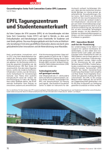 EPFL Tagungszentrum und Studentenunterkunft