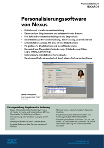 Personalisierungssoftware von Nexus