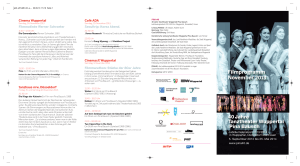 Filmprogramm November 2013 - Pina Bausch