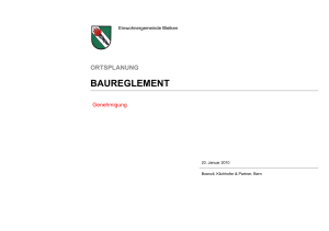 baureglement - Gemeinde Oberdiessbach