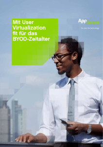 Mit User Virtualization fit für das BYOD