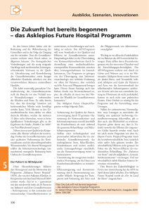 das Asklepios Future Hospital Programm