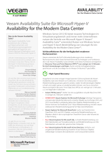 Availability for the Modern Data Center