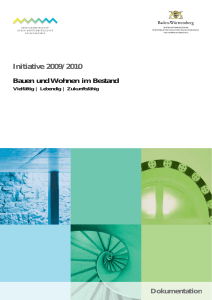 Initiative 2009/2010 Bauen und Wohnen im Bestand
