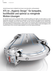 XTS im „Hygienic Design“ für kompakte - PC Control