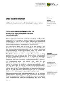 Medienservice Sachsen - Pressemitteilung - e-hoch