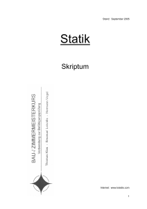 Statik - Ing. E. Loisidis