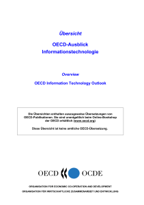 Übersicht OECD-Ausblick Informationstechnologie