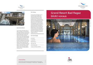 Grand Resort Bad Ragaz blickt voraus