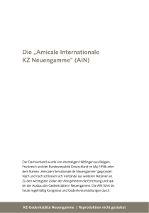 Die „Amicale Internationale KZ Neuengamme“ (AIN)