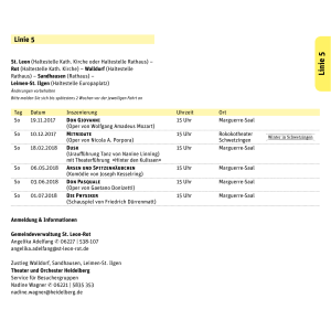 Linie 5 - Theater und Orchester Heidelberg