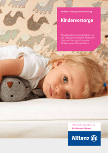 Kindervorsorge - Allianz Suisse