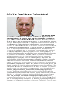 Gefährlicher Crystal-Konsum: Tendenz steigend - Vogtland