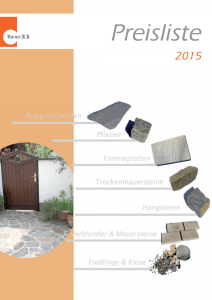 Fachhandel 2015 - bell naturstein