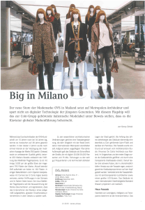 Der neue Store der Modemarke OVS in Mailand setzt auf