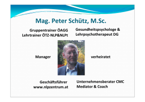 Mag. Peter Schütz, M.Sc.