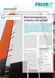Neues Forschungszentrum Architektur in Rot und Weiß