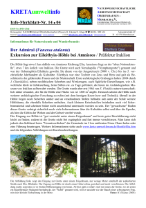 Eileithyia-Höhle - Kreta Umweltforum