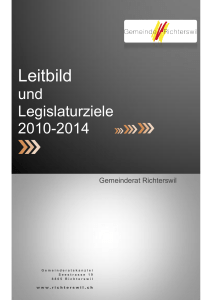 Leitbild - Gemeinde Richterswil