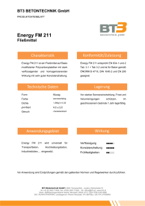 Energy FM 211 - BT3 Betontechnik