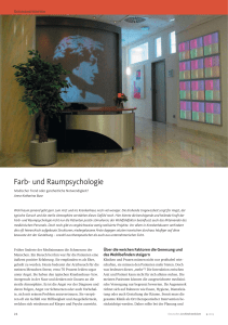 Farb- und Raumpsychologie - Feng Shui Architektur Köln