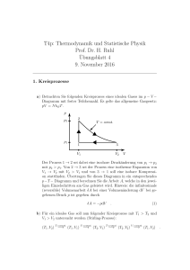 T4p: Thermodynamik und Statistische Physik Prof. Dr. H. Ruhl