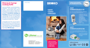 BROKO GmbH ABLUFT- SICHERHEITSSCHALTER BL110K