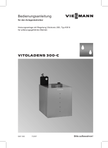 Vitoladens 300-C (Typ VC3) Bedienungsanleitung