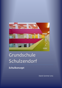 Pädagogisches Konzept - Grundschule Schulzendorf