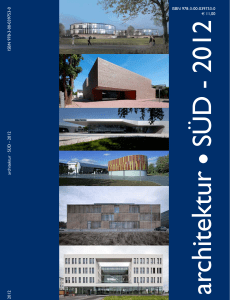 architektur SÜD 2012