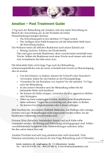 Amalian – Post Treatment Guide