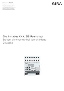 Gira Instabus KNX / EIB Raumaktor Steuert gleichzeitg drei