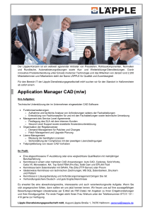 Application Manager CAD(m/w)