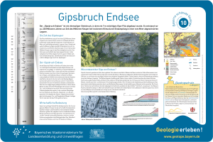 Schautafel Gipsbruch Endsee - Bayerisches Landesamt für Umwelt