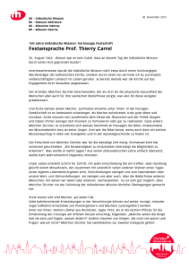 Festansprache Prof. Thierry Carrel - im-mi