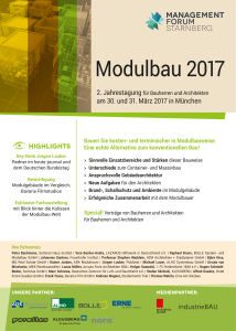 Modulbau 2017 - Bauer Holzbausysteme