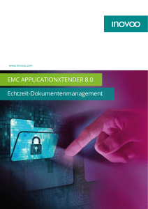 EMC APPLICATIONXTENDER 8.0 Echtzeit