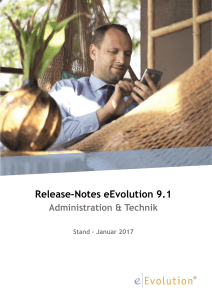 Release-Notes 9.1 Administration und Technik