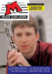 Gotthard Odermatt — Trauminstrument Oboe World Band Festival