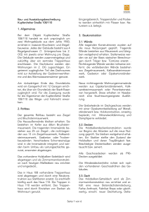 Seite 1 von 6 Bau- und Ausstattungsbeschreibung Kupferdreher