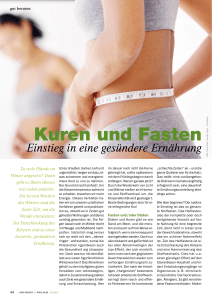 Kuren und Fasten - Gesundheitsresort Freiburg